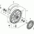 VT1300CXA 6A Переднее колесо