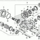 VT750C AC Side gear case