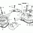 VT750CS AC Крышка головки цилиндров
