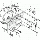 VT750CS AC Крышка картера левая