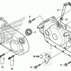 VT750CS AC Крышка картера правая