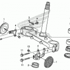 XR650L AC Траверса нижняя