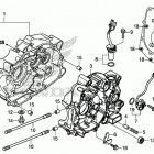 Z125M AC Картер двигателя