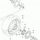 GSX,S1000FA,FZA Rear wheel (e28)