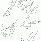 GSX,S750Z,A,ZA Frame cover (gsx-s750a)