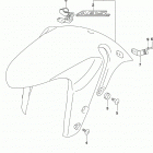 GSX,S750Z,A,ZA Front fender (gsx-s750a)