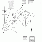 LT230E Quad Runner 1987-1993 Наклейки