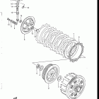 LT230S 1985-1988 Сцепление