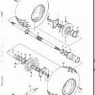 LT230S 1985-1988 Rear wheel (model f / g)