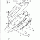 LT500R Quad Racer 1987-1990 Front fender (model h / j)