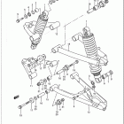 LT500R Quad Racer 1987-1990 Suspension arm (model j / k / l)