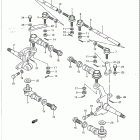 LT500R Quad Racer 1987-1990 Рулевые тяги