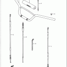 LT500R Quad Racer 1987-1990 Handlebar - control cable