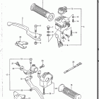 LT-F230 1986-1987 Рулевые переключатели