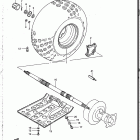 LT-F230 1986-1987 Right rear wheel - under guard