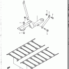 LT-F230 1986-1987 Trailer bar - tire traction belt (opt)