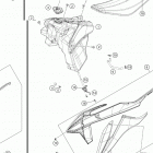 2021 KTM 125 XC Chassis Бак, сиденье