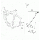 2021 KTM 250 XC TPI Chassis Боковая  /  центральная подножка
