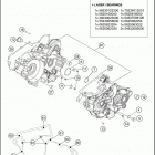 2021 KTM 250 XC TPI Engine Картер двигателя