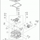 2021 KTM 350 EXC-F Engine ГОЛОВКА ЦИЛИНДРА