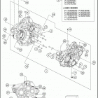 2021 KTM 350 EXC-F Engine Картер двигателя