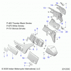 CHALLENGER DARK HORSE (N21LCDRR) Body, side  /  rear covers - n21lcdrr all options (20123...