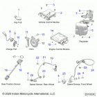 CHIEF VINTAGE DARK HORSE 116 (N21TVDBB) Electrical, components 1 - n21tvdbb all options (201033c...