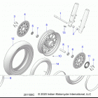 CHIEF VINTAGE PREMIUM 116 (N21TVABB) Wheel, front - n21tvabb all options (201158c)