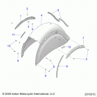 CHIEFTAIN STANDARD 116 (N21TCBBB) Body, fender, rear - n21tcbbb all options (201031c)
