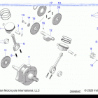 ROADMASTER DARK HORSE (N21TKDBB) Engine, piston and crankshaft - n21tkdbb all options (20...