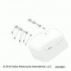 SPRINGFIELD DARK HORSE (N21TJDBB/TJDDB) Body, saddlebag mounting - n21tjdbb  /  n21tjddb (200386...