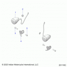 SPRINGFIELD DARK HORSE (N21TJDBB/TJDDB) Electrical, turn signals, front - n21tjdbb  /  n21tjddb ...