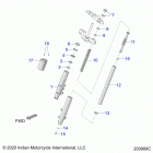 SPRINGFIELD DARK HORSE (N21TJDBB/TJDDB) Suspension, front forks - n21tjdbb  /  n21tjddb (200989c...