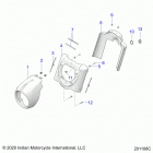 SPRINGFIELD DARK HORSE INTL (N21TJDBBE) Body, headlight housing - n21tjdbbe all options (201108c...