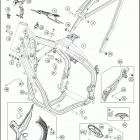 2020 300 XC-W TPI ERZBERGRODEO CHASSIS Рама