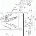 2020 390 DUKE ORANGE CHASSIS Бугель