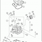 2020 450 EXC-F ENGINE ГОЛОВКА ЦИЛИНДРА