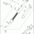 2020 450 SX-F CHASSIS Глушитель