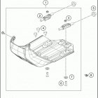 2020 690 ENDURO R CHASSIS Защита двигателя