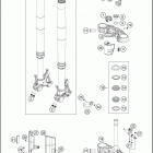 2020 790 ADVENTURE R CHASSIS Передняя вилка