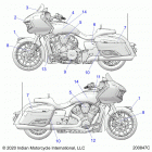 SPRINGFIELD DARK HORSE INTL (N21TJDBBE) Body, decals  /  emblems - n20lcarr  /  n20lcbrr all opt...
