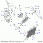 CHALLENGER DARK HORSE (N20LCDRR) Engine, cooling asm. - n20lcdrr all options (200733c)