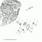 CHIEF DARK HORSE ALL OPTIONS (N20TEDAAAH/AABH/AACH/AAEH) Engine, cam chain and sprockets - n20tedaa all options (...