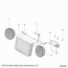 CHIEF VINTAGE ALL OPTIONS (N20TVAAA) Eletrical, instrument cluster - n20tfaaa all options (20...
