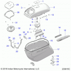 CHIEFTAIN ELITE (N20TCEBB) Body, saddlebag asm. - n20tcebb all options (200815c)