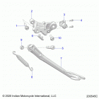 CHIEFTAIN STANDARD TITANIUM SMOKE (N20TCBBB) Chassis, side stand - n20rta22  /  rua24 (200545c)