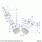 CHIEFTAIN STANDARD TITANIUM SMOKE (N20TCBBB) Engine, cylinder head asm. - n20rta22  /  rua24 (200518c...