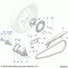 FTR 1200 (N20RTA22/RUA24) Drive train, sprockets, guards and chain - n20rta22  /  ...