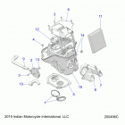 FTR 1200 (N20RTA22/RUA24) Engine, air intake - n20rta22  /  rua24 (200496c)