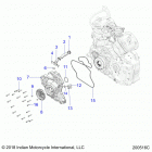 FTR 1200 (N20RTA22/RUA24) Engine, stator cover - n20rta22  /  rua24 (200516c)